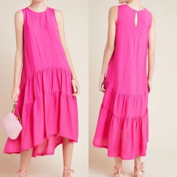 Anthropologie Dresses & Skirts - Anthropologie Maeve Marlene Tiered Maxi Dress XL